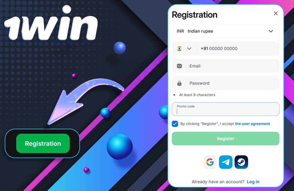 How to Sign Up Fast in 1win India