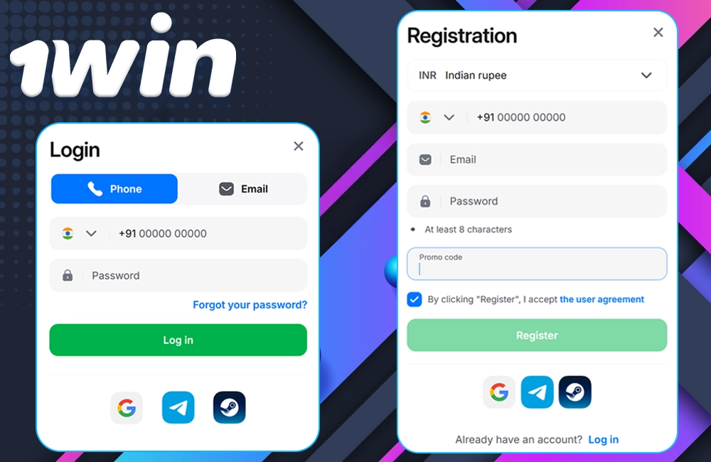 Start betting at 1win India